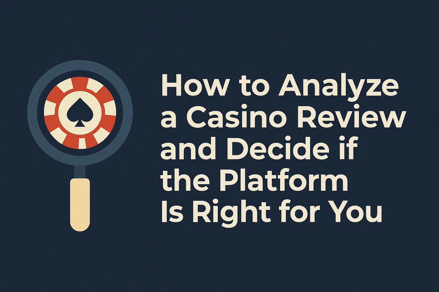 How to Analyze a Casino Review and Decide if the Platform Is Right for You